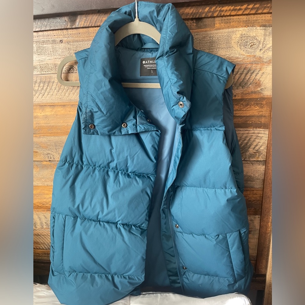 Teal Puffer Vest
